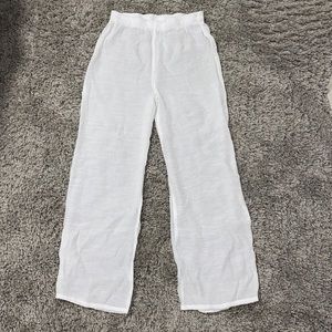 Light bathing suit cover up pants